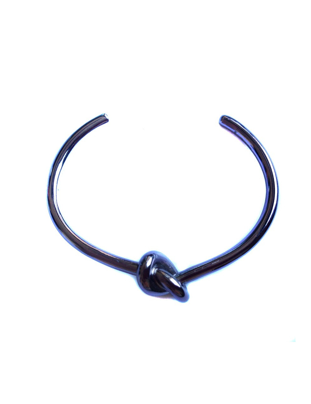 bracelet jonc  "knot" CELINE Taille XS  violet verni