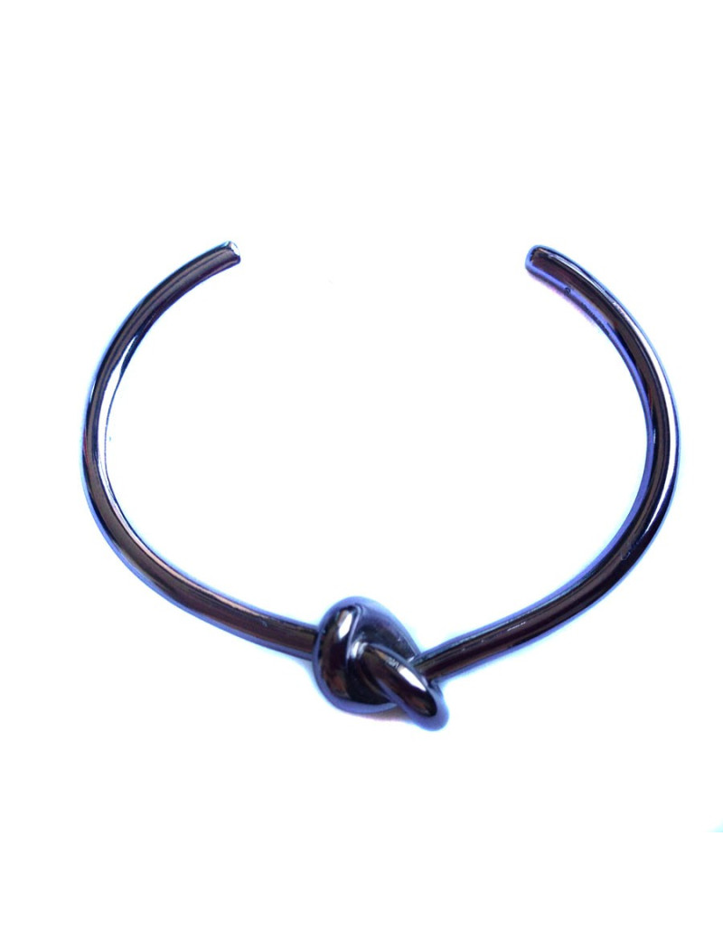 Bracelet ring "knot" CELINE size XS painted purple