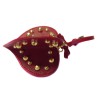 "Christmas Trick" PRADA red leather bag jewel