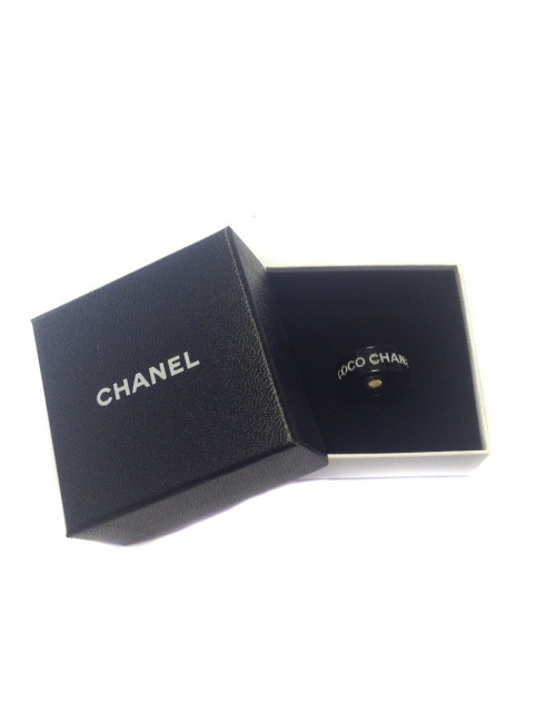 bague noire CHANEL taille S "coco chanel"