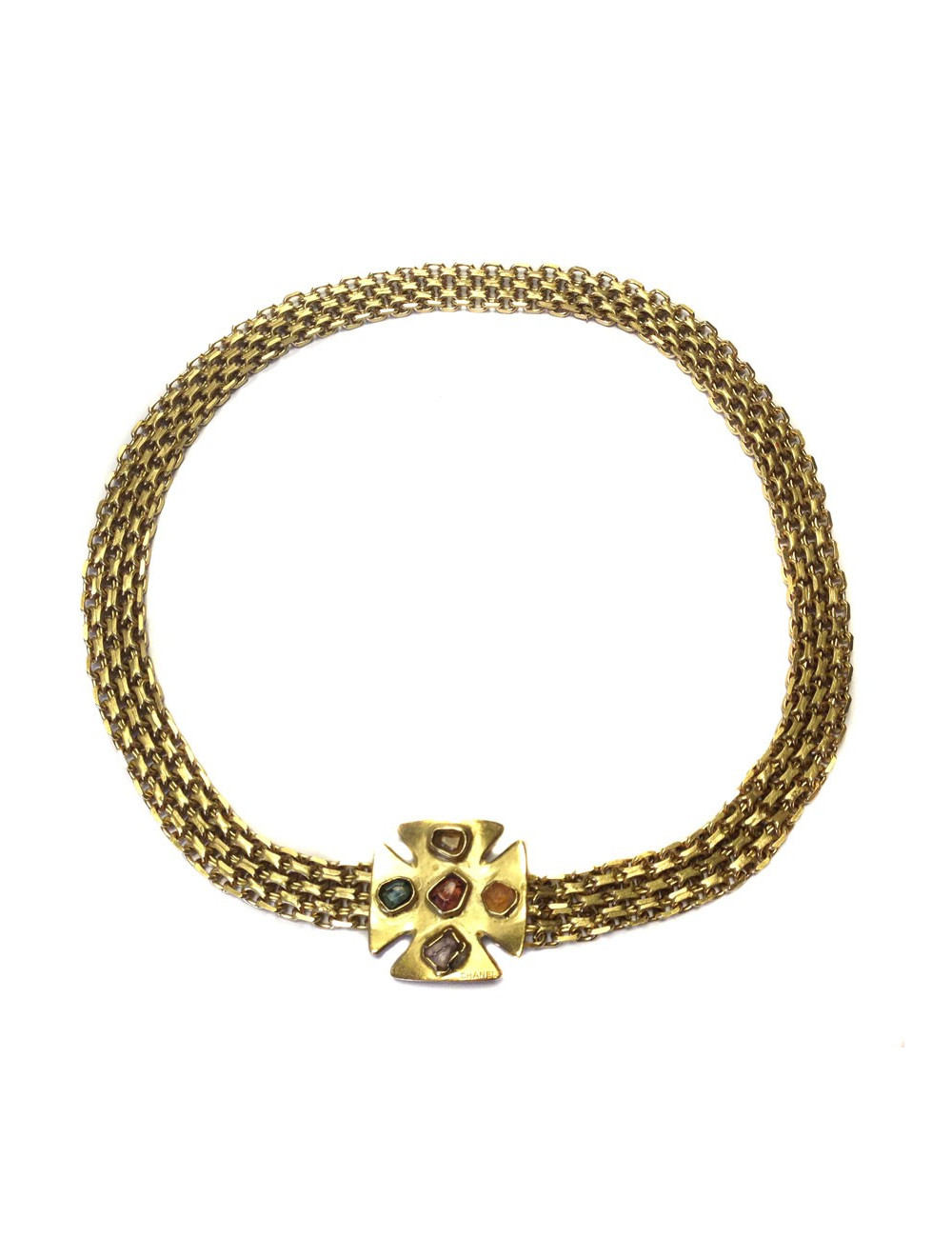 Ceinture Couture CHANEL chaîne dorée 