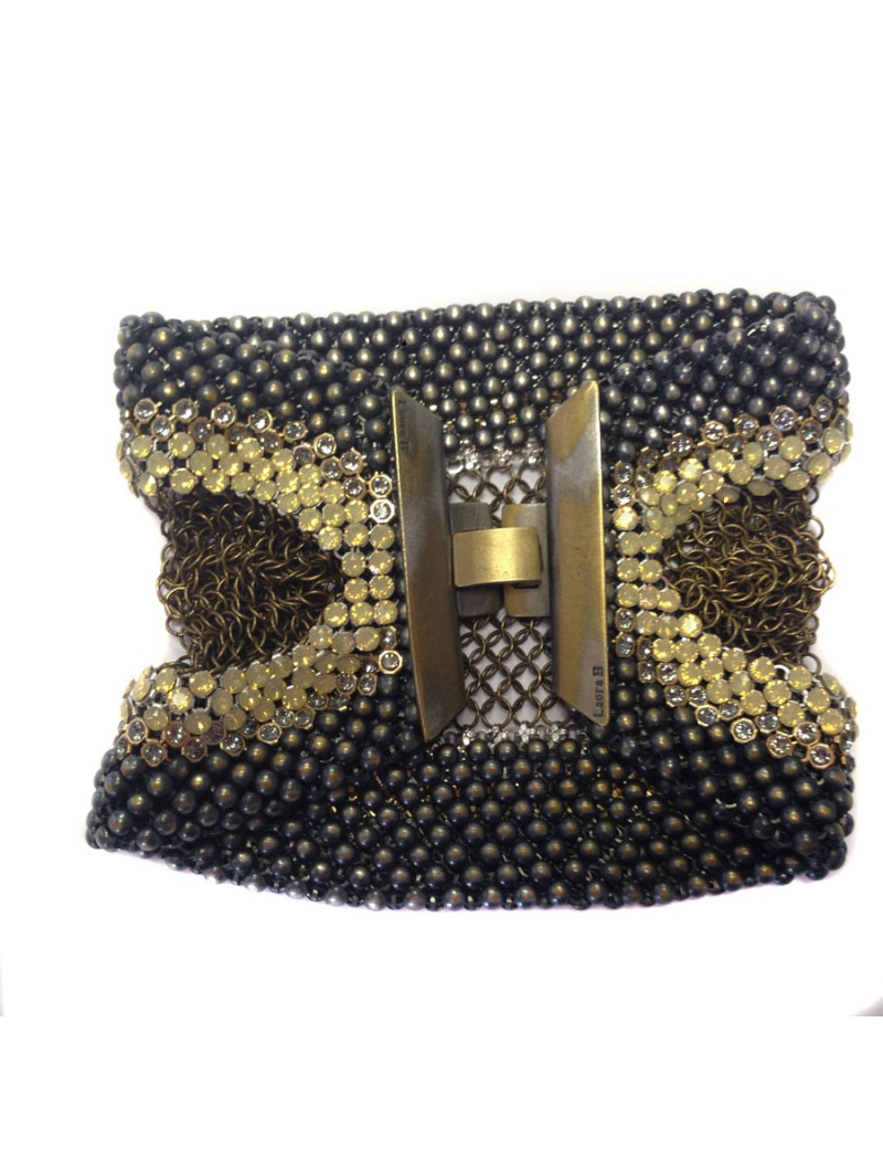 LAURA B mesh chainmail bracelet