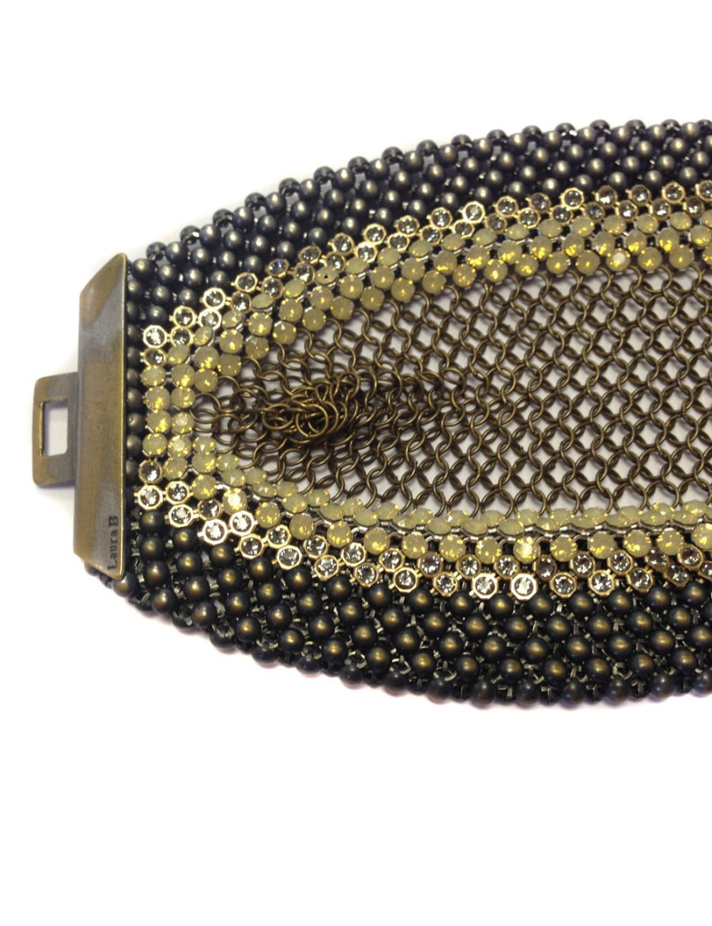 LAURA B mesh chainmail bracelet