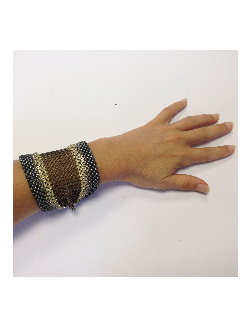 Bracelet en cotte de maille LAURA B
