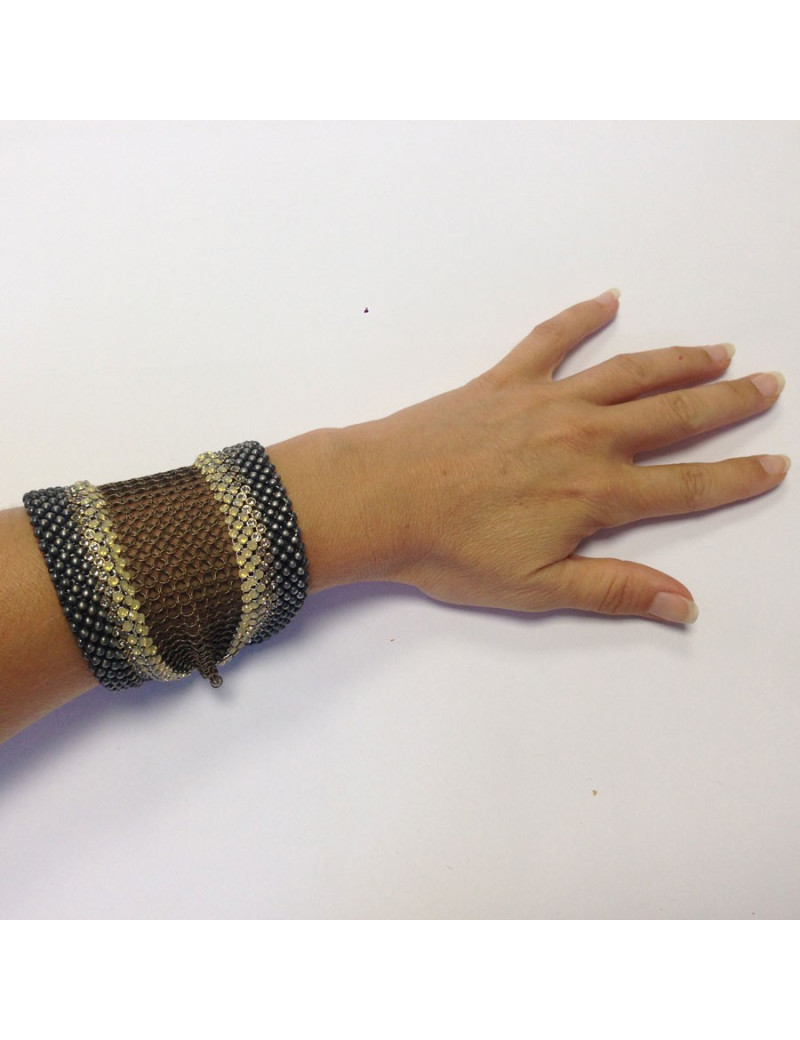 Bracelet en cotte de maille LAURA B