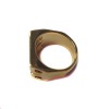 CHLOE ring size 56.5 Golden brass