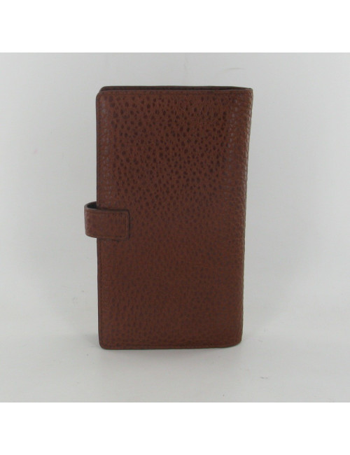 Portefeuille cuir marron CHANEL