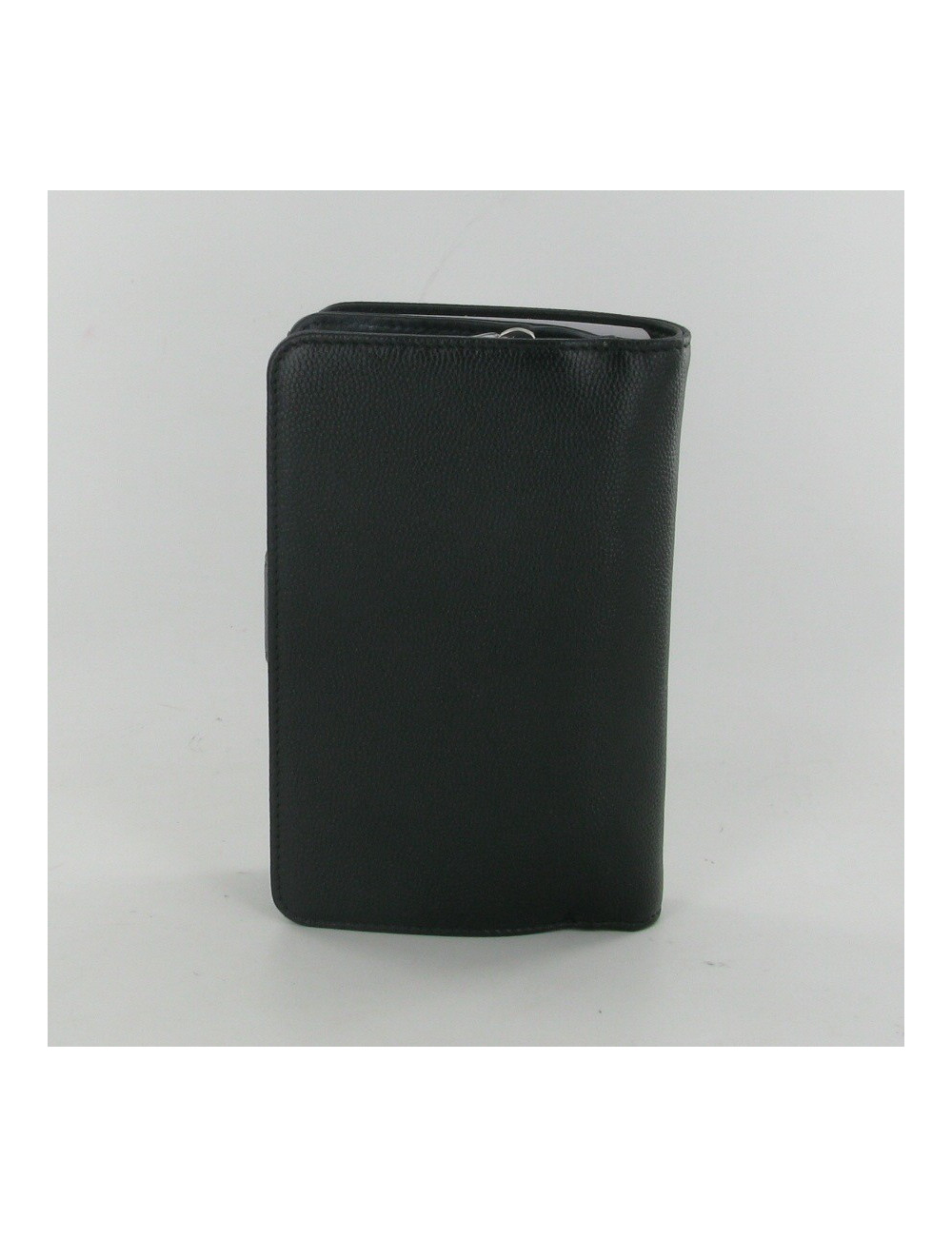 Portefeuille cuir noir CHANEL