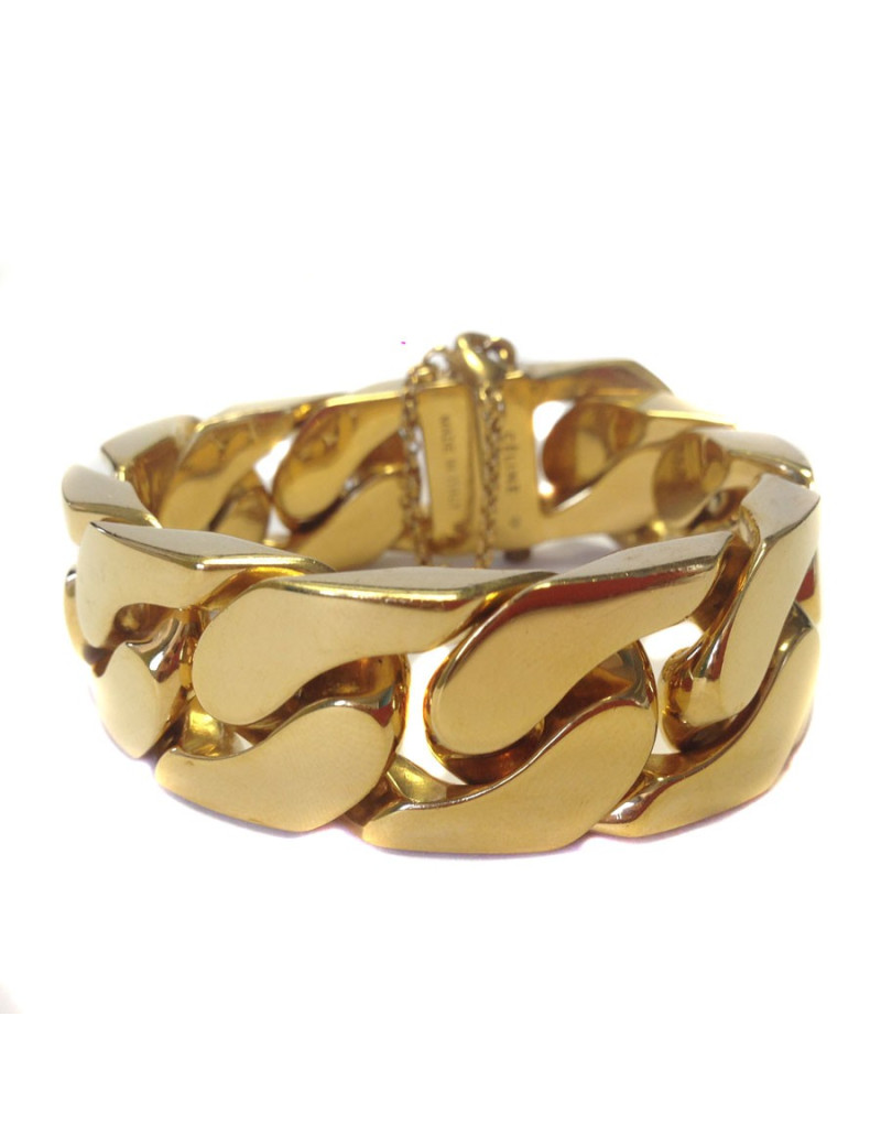 gourmette CELINE plaqué or