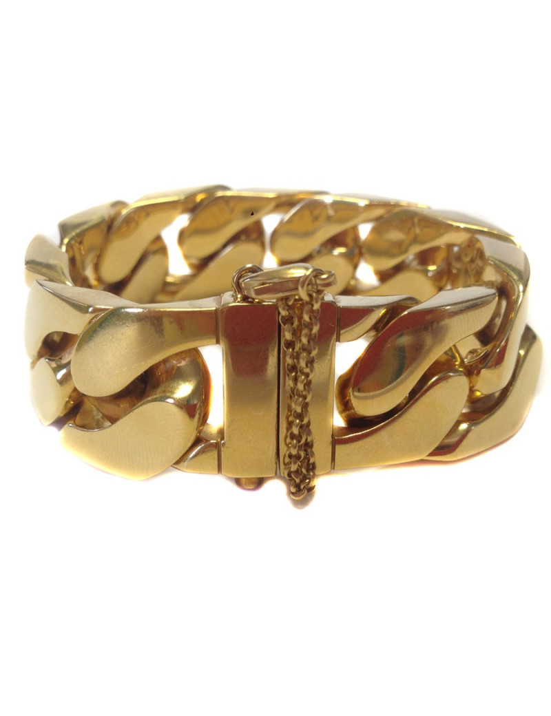 gourmette CELINE plaqué or