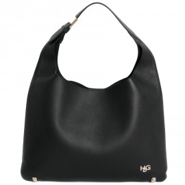 Bag Hobo HDG by GIVENCHY grained leather black