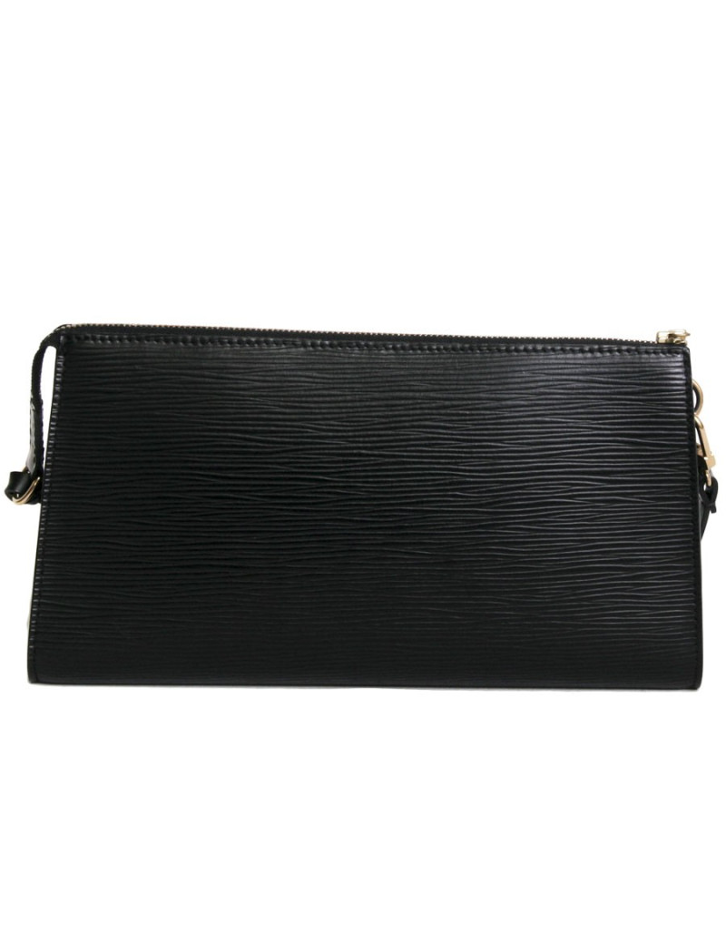LOUIS VUITTON black epi leather pouch