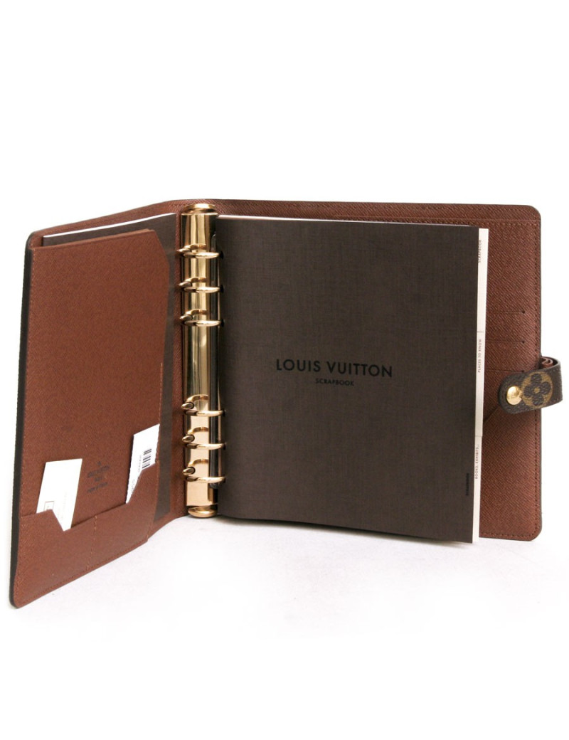 Couverture d'agenda LOUIS VUITTON en toile  monogram GM 
