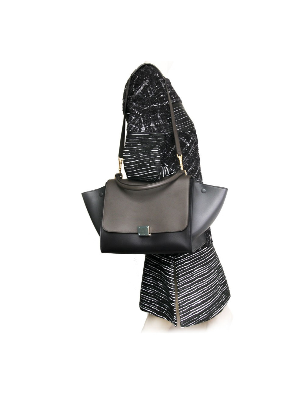 Sac Trapèze CELINE tricolore