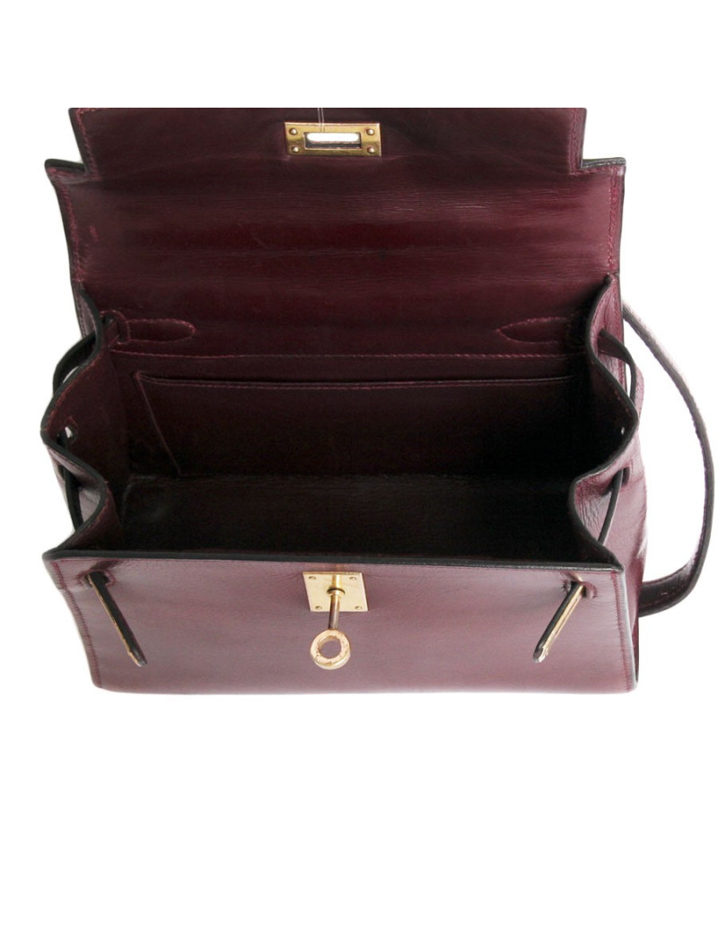 Mini Kelly 20 HERMES in red box: Vintage