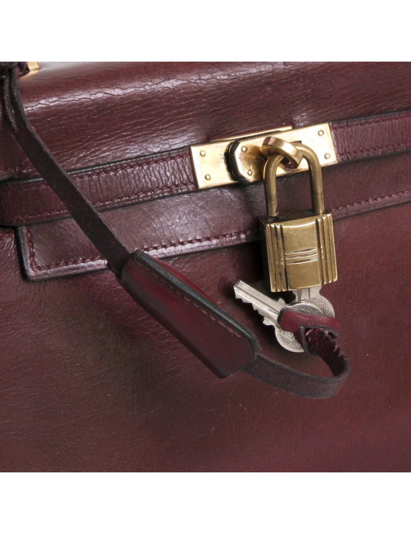 Mini Kelly 20 HERMES in red box: Vintage