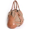 ALEXANDER Mc QUEEN bag cowhide leather and mesh