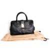 "The friendly" bag LOUIS VUITTON leather Suhali black topstitching and nails