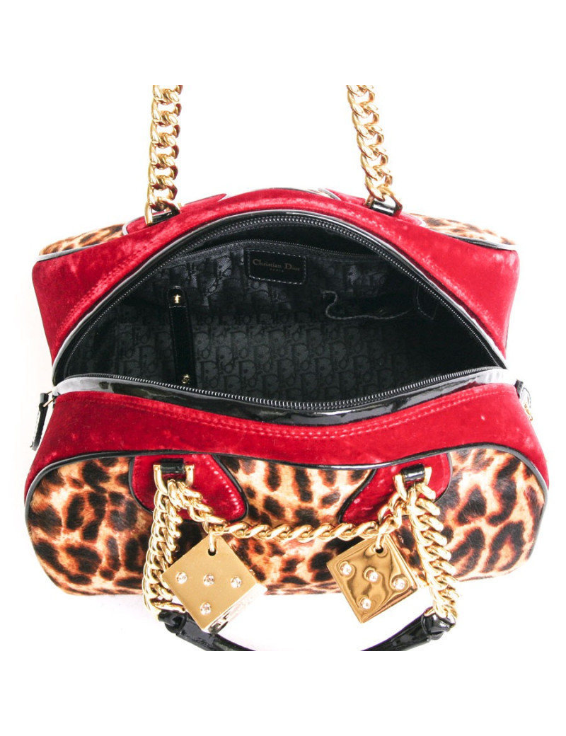DIOR limited edition Colt effect Leopard bag
