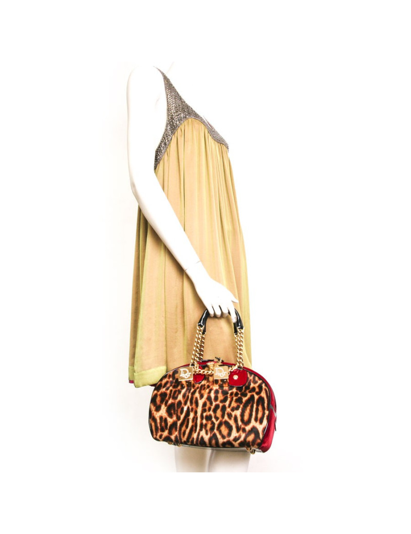 DIOR limited edition Colt effect Leopard bag