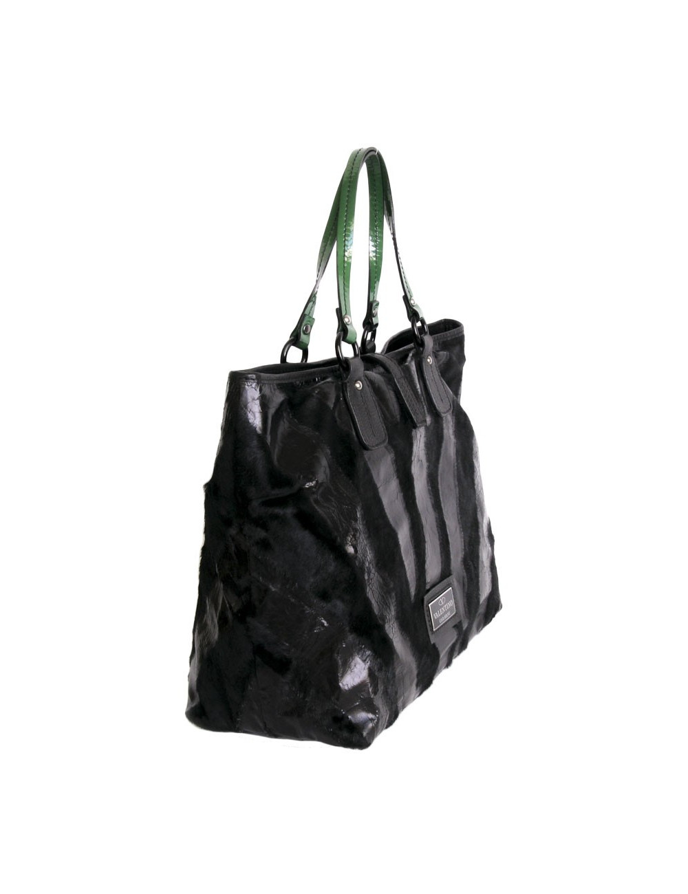 Bag Tote VALENTINO foal and black patent
