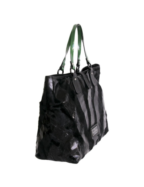 Bag Tote VALENTINO foal and black patent