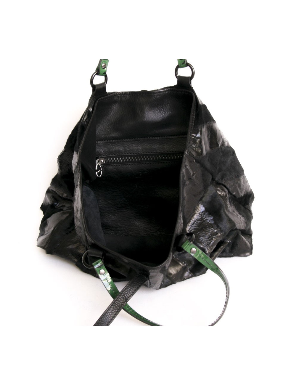 Bag Tote VALENTINO foal and black patent