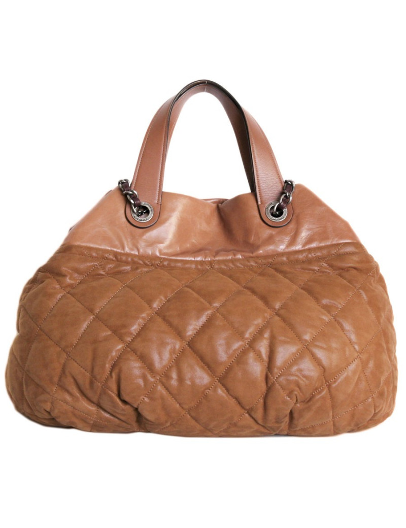 Sac CHANEL cuir gold brillant