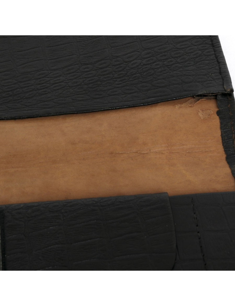 CHRISTIAN DIOR way Vintage black crocodile leather Briefcase