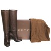 Heels Gucci T 38 brown leather boots