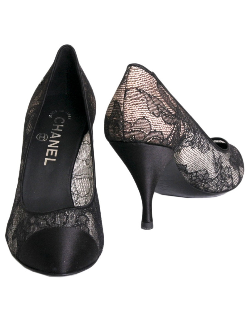 Escarpins Chanel noir  T 36.5