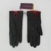 AGNELLE black leather gloves
