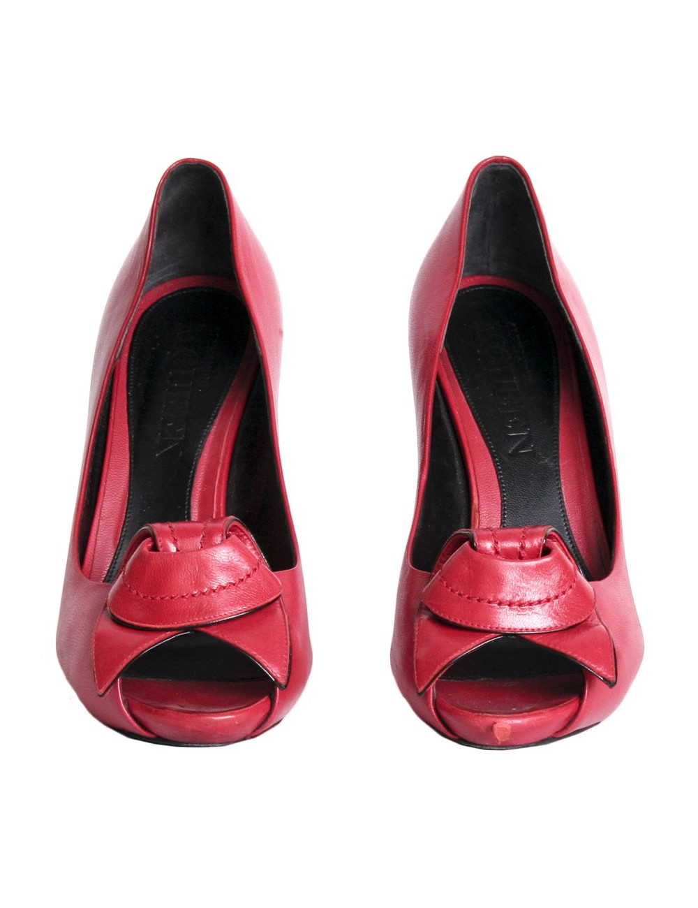 Shoes ALEXANDER MCQUEEN T 38 red leather