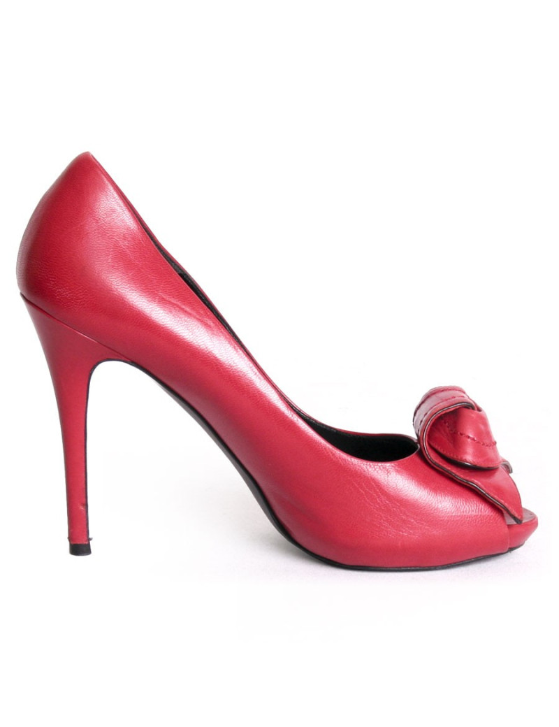 Escarpins ALEXANDER MCQUEEN T 38  en cuir rouge