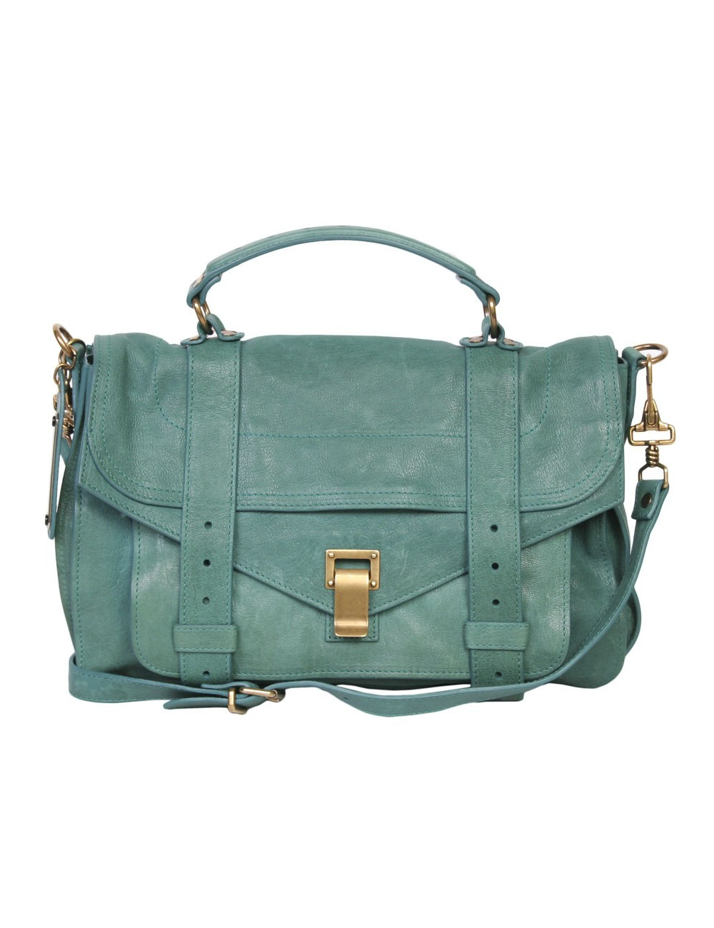 Sac PROENZA SCHOULER cuir vert éméraude