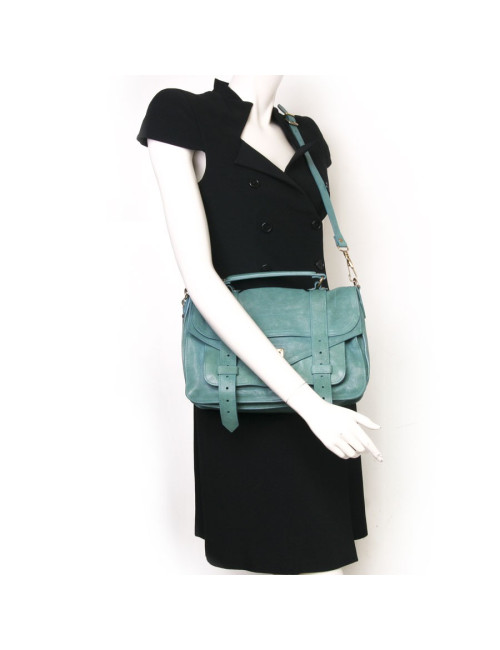 PS1 PROENZA SCHOULER emerald green leather bag
