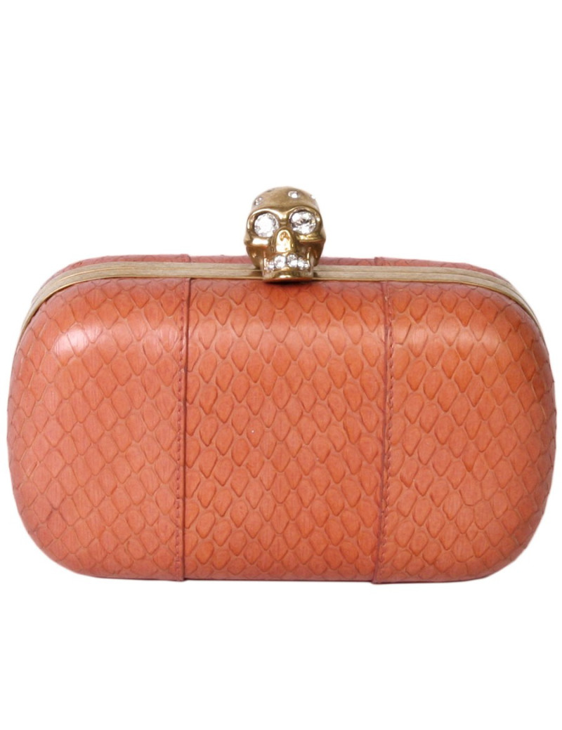 Pochette Mc QUEEN python orange