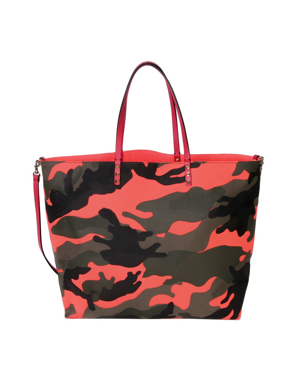 Cabas VALENTINO camouflage réversible et clous Rockstud