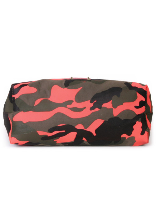 Cabas VALENTINO camouflage réversible et clous Rockstud