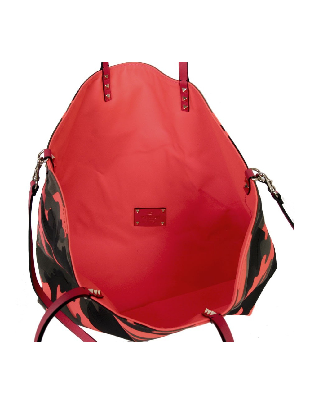 Cabas VALENTINO camouflage réversible et clous Rockstud