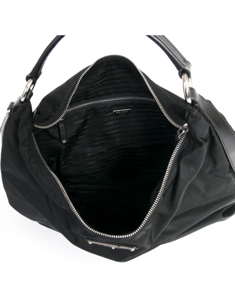 PRADA bag in Black canvas