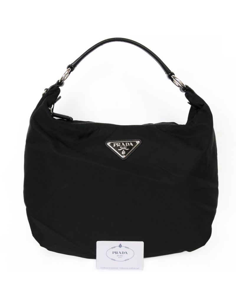PRADA bag in Black canvas