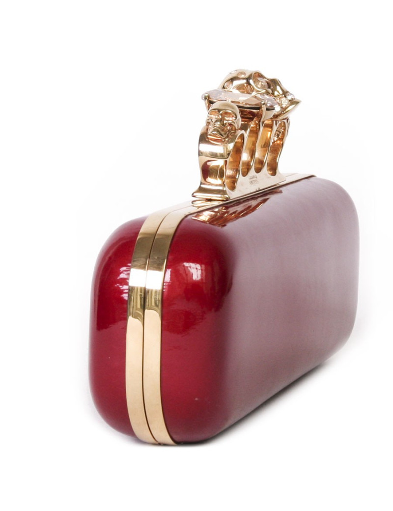 Clutch Alexander Mc QUEEN clasp jewelry knuckles