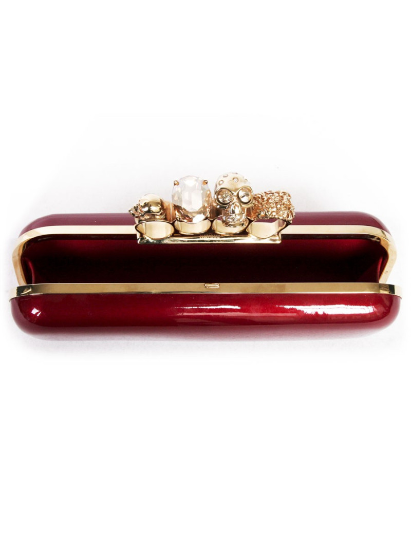 Clutch Alexander Mc QUEEN clasp jewelry knuckles