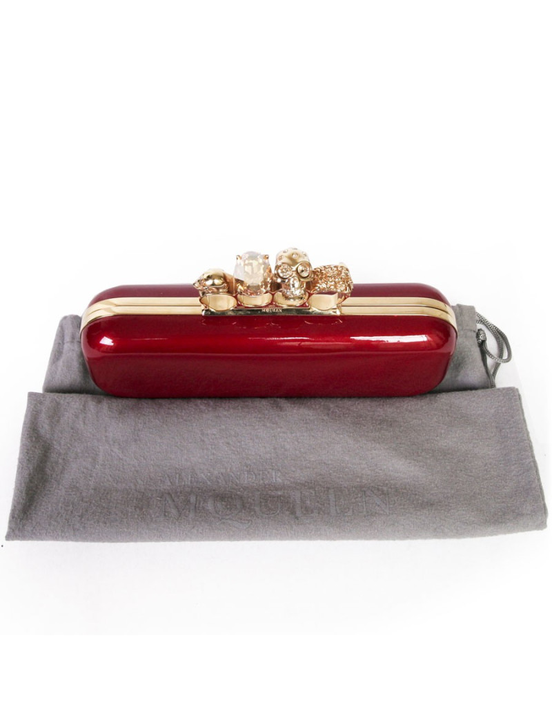 Clutch Alexander Mc QUEEN clasp jewelry knuckles