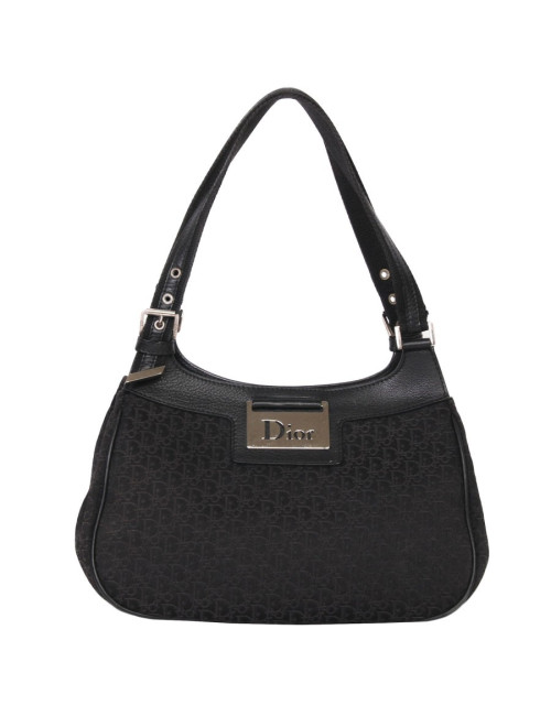 Sac DIOR toile noire monogram