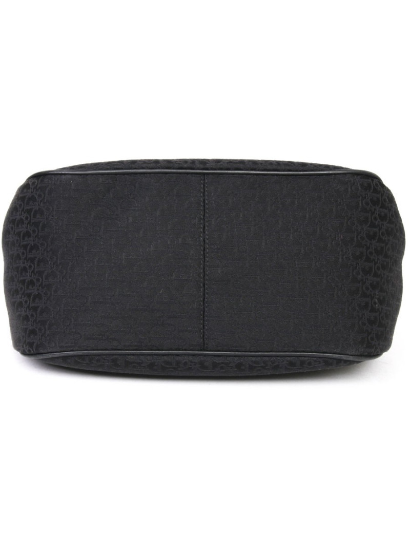 Sac Christian Dior toile noire monogram