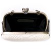 Clutch HOUSE OF HARLOW 1960 leather beige python way