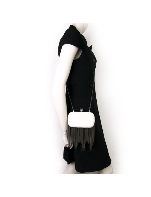 Clutch HOUSE OF HARLOW 1960 leather beige python way