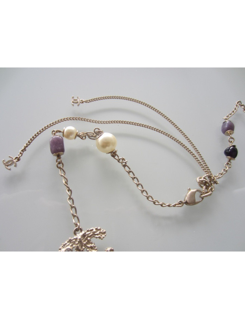 Sautoir triple pierres CHANEL